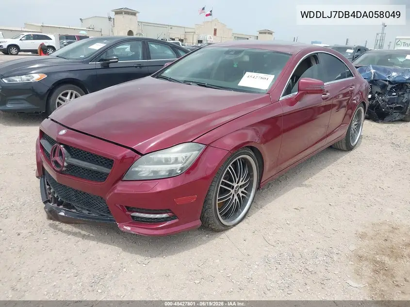 2013 Mercedes-Benz Cls 550 VIN: WDDLJ7DB4DA058049 Lot: 45427801