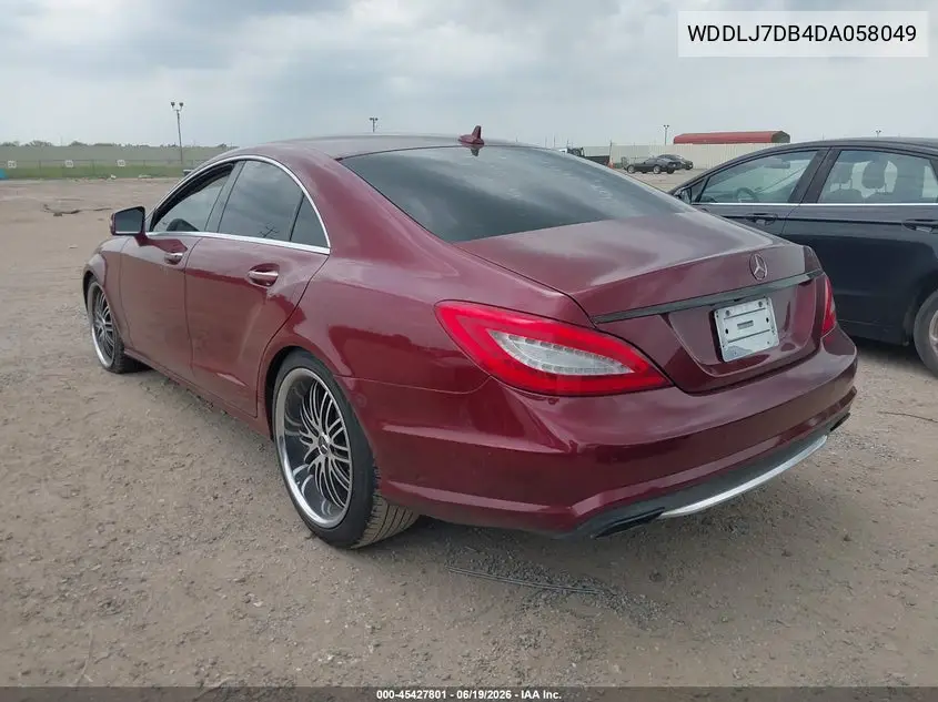 2013 Mercedes-Benz Cls 550 VIN: WDDLJ7DB4DA058049 Lot: 45427801