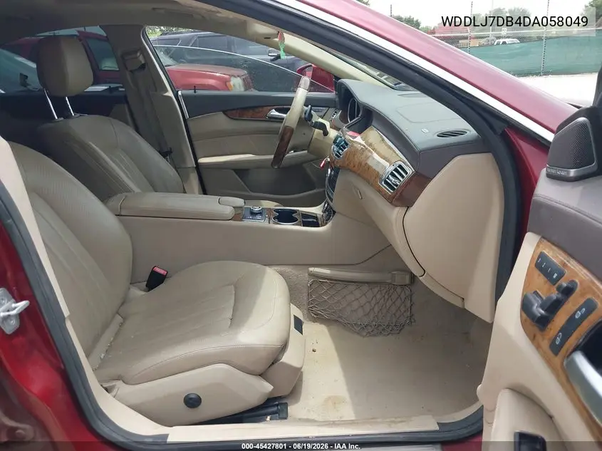 2013 Mercedes-Benz Cls 550 VIN: WDDLJ7DB4DA058049 Lot: 45427801