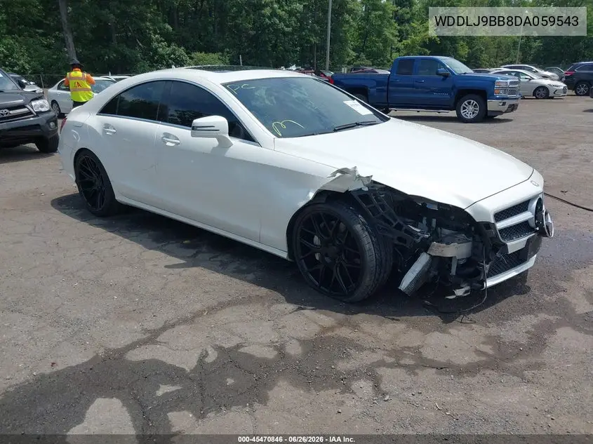 2013 Mercedes-Benz Cls 550 4Matic VIN: WDDLJ9BB8DA059543 Lot: 45470846