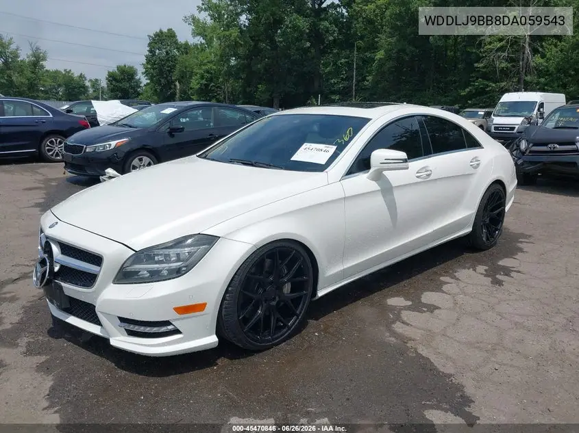 2013 Mercedes-Benz Cls 550 4Matic VIN: WDDLJ9BB8DA059543 Lot: 45470846