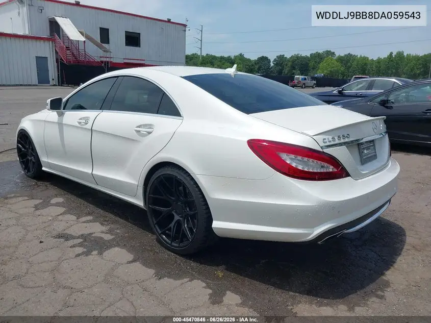 2013 Mercedes-Benz Cls 550 4Matic VIN: WDDLJ9BB8DA059543 Lot: 45470846