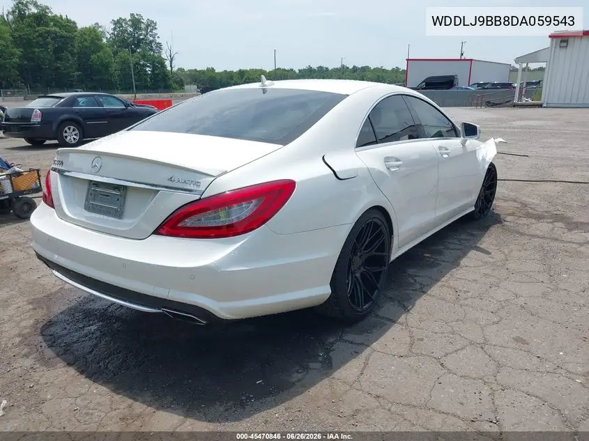 2013 Mercedes-Benz Cls 550 4Matic VIN: WDDLJ9BB8DA059543 Lot: 45470846