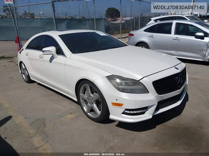2013 Mercedes-Benz Cls 550 VIN: WDDLJ7DB3DA087140 Lot: 45492094