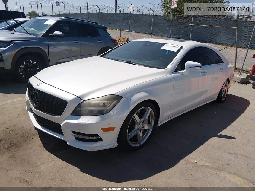 2013 Mercedes-Benz Cls 550 VIN: WDDLJ7DB3DA087140 Lot: 45492094