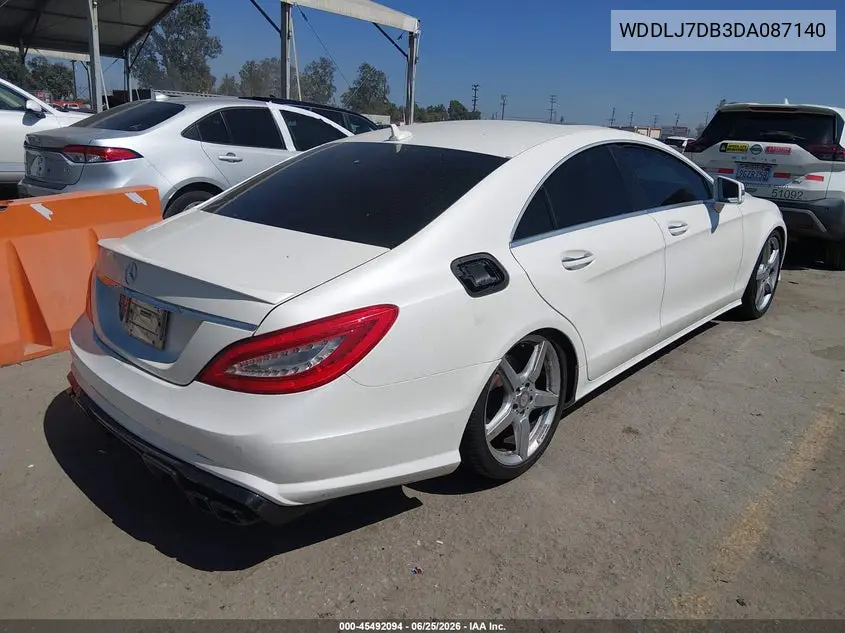 2013 Mercedes-Benz Cls 550 VIN: WDDLJ7DB3DA087140 Lot: 45492094