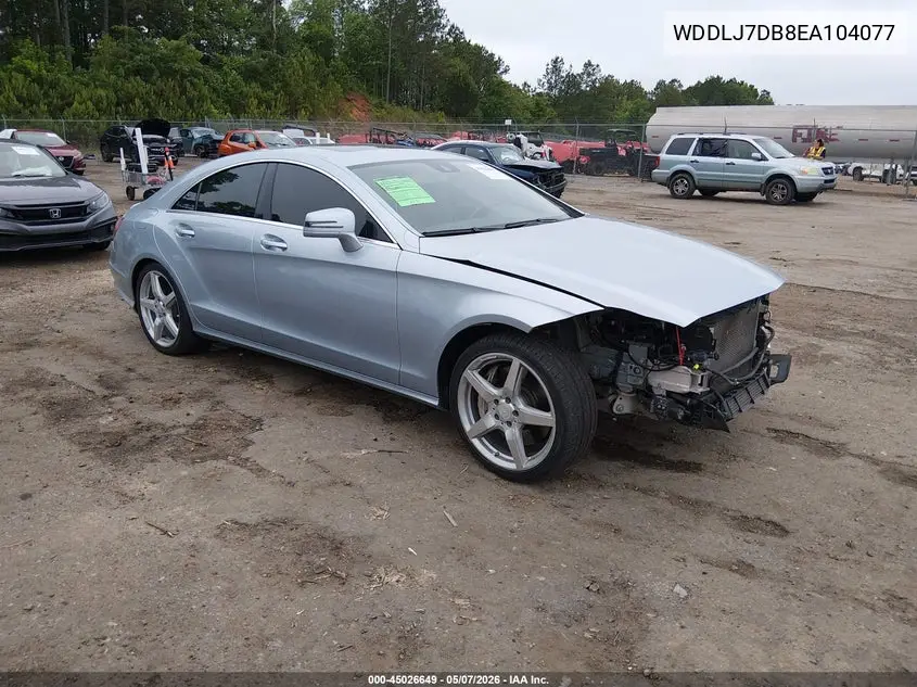 2014 Mercedes-Benz Cls 550 VIN: WDDLJ7DB8EA104077 Lot: 45026649