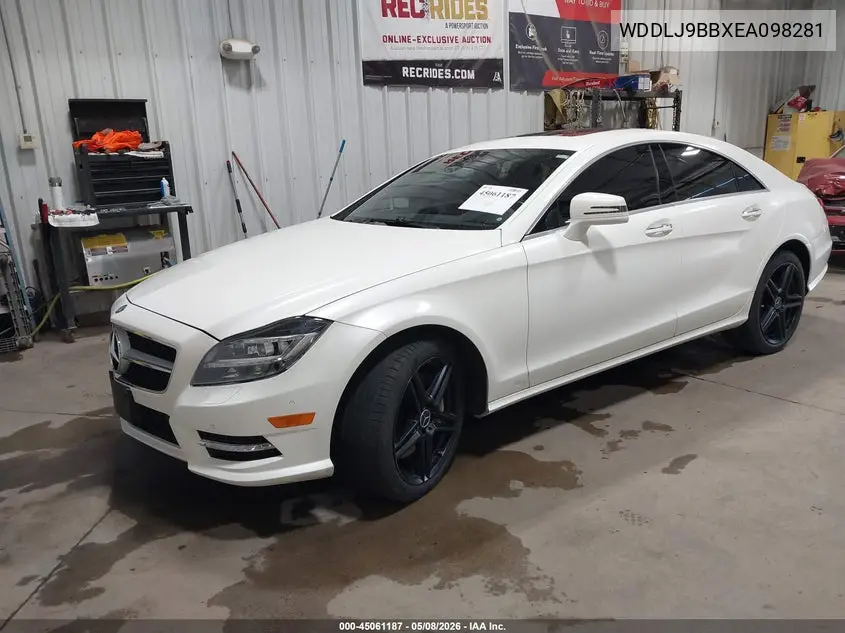 2014 Mercedes-Benz Cls 550 4Matic VIN: WDDLJ9BBXEA098281 Lot: 45061187