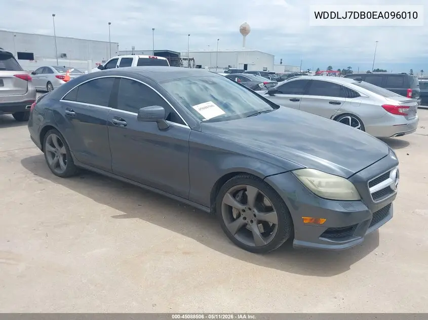 2014 Mercedes-Benz Cls 550 VIN: WDDLJ7DB0EA096010 Lot: 45088506