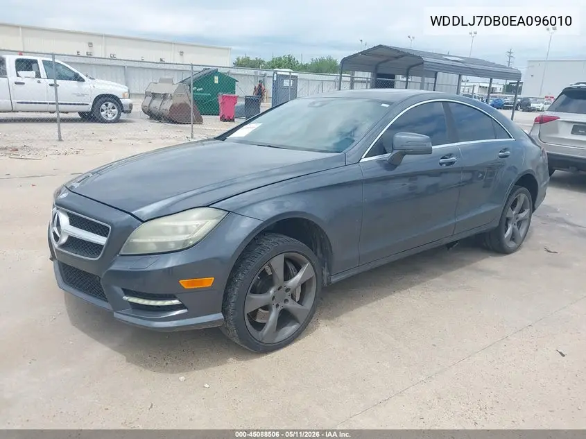 2014 Mercedes-Benz Cls 550 VIN: WDDLJ7DB0EA096010 Lot: 45088506
