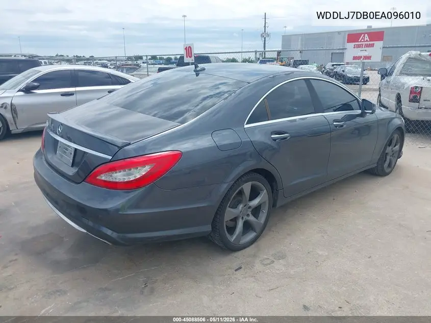 2014 Mercedes-Benz Cls 550 VIN: WDDLJ7DB0EA096010 Lot: 45088506