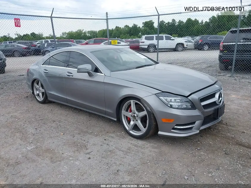 2014 Mercedes-Benz Cls 550 VIN: WDDLJ7DB3EA100101 Lot: 45123317
