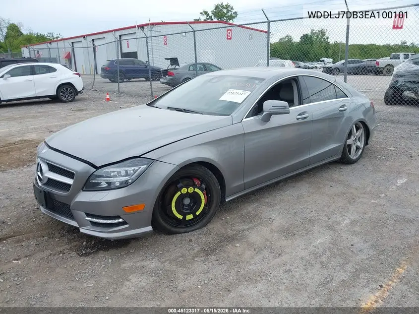 2014 Mercedes-Benz Cls 550 VIN: WDDLJ7DB3EA100101 Lot: 45123317