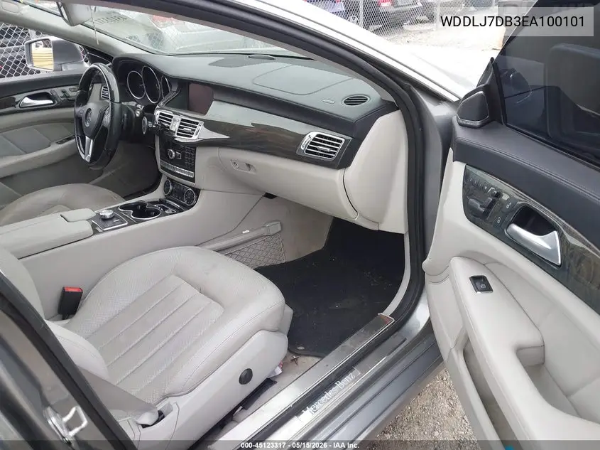 2014 Mercedes-Benz Cls 550 VIN: WDDLJ7DB3EA100101 Lot: 45123317