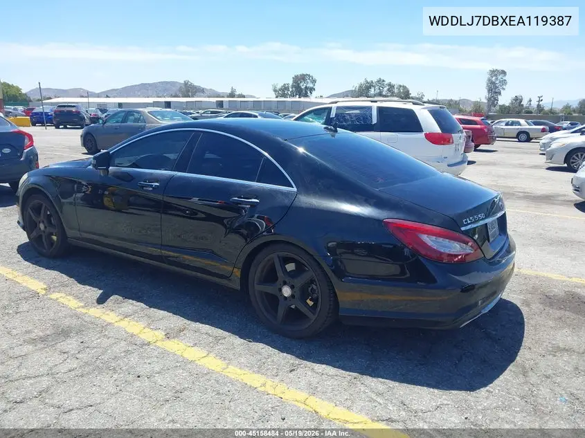 2014 Mercedes-Benz Cls 550 VIN: WDDLJ7DBXEA119387 Lot: 45158484
