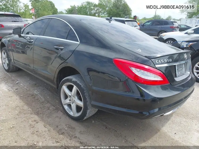 2014 Mercedes-Benz Cls 550 4Matic VIN: WDDLJ9BB0EA091615 Lot: 45164296