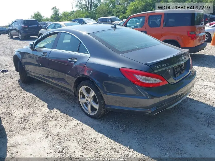2014 Mercedes-Benz Cls 550 4Matic VIN: WDDLJ9BB0EA097219 Lot: 45295739
