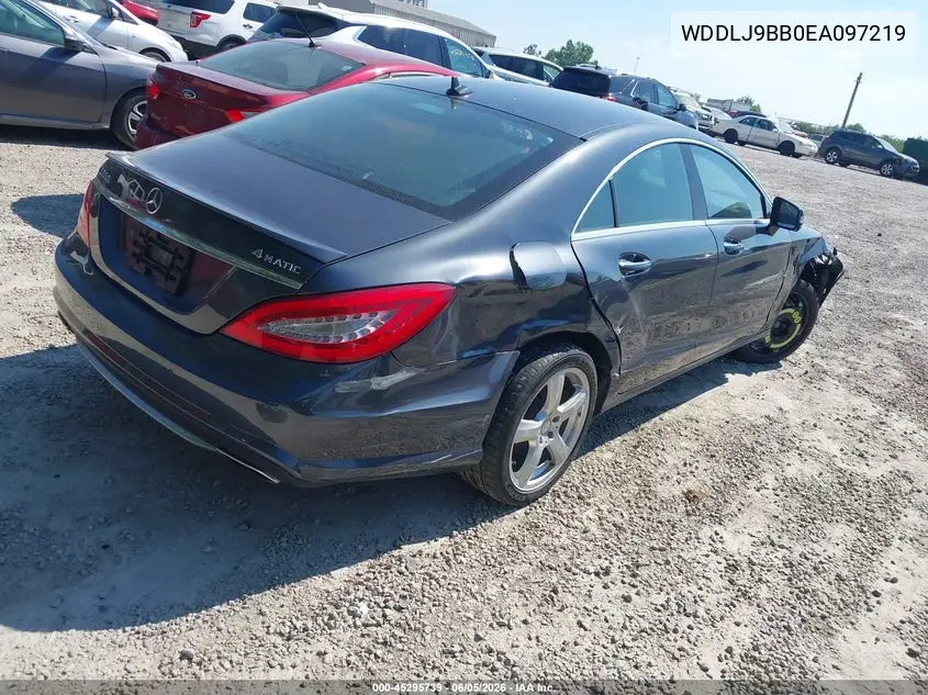 2014 Mercedes-Benz Cls 550 4Matic VIN: WDDLJ9BB0EA097219 Lot: 45295739