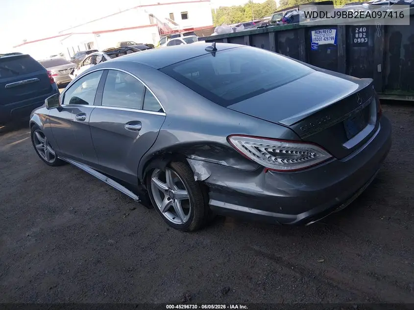 2014 Mercedes-Benz Cls 550 4Matic VIN: WDDLJ9BB2EA097416 Lot: 45296730