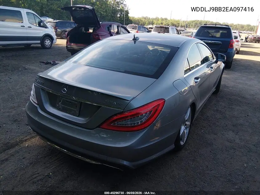 2014 Mercedes-Benz Cls 550 4Matic VIN: WDDLJ9BB2EA097416 Lot: 45296730