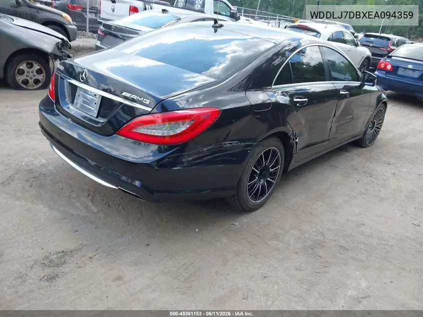 2014 Mercedes-Benz Cls 550 VIN: WDDLJ7DBXEA094359 Lot: 45361153