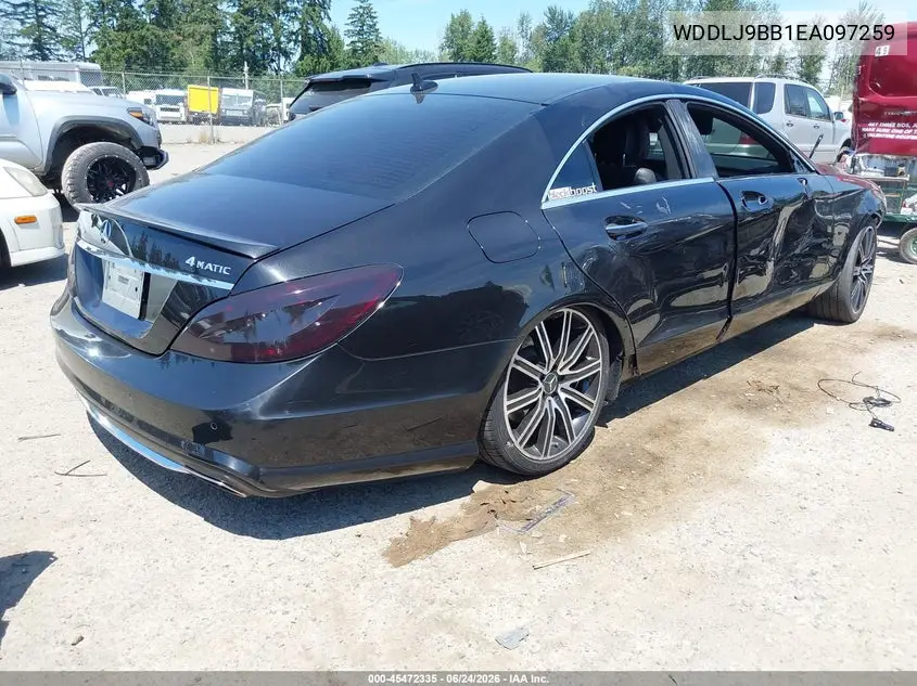 2014 Mercedes-Benz Cls 550 4Matic VIN: WDDLJ9BB1EA097259 Lot: 45472335
