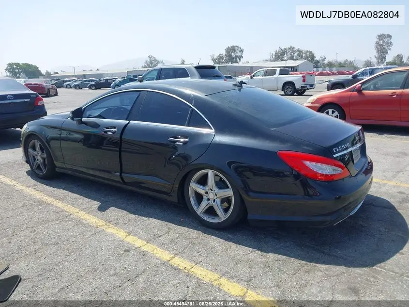 2014 Mercedes-Benz Cls 550 VIN: WDDLJ7DB0EA082804 Lot: 45494781