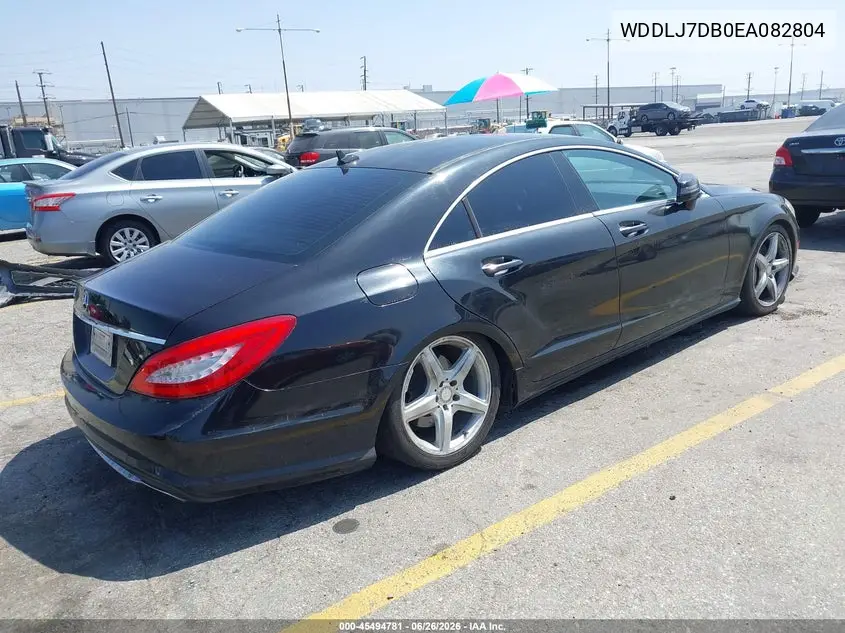 2014 Mercedes-Benz Cls 550 VIN: WDDLJ7DB0EA082804 Lot: 45494781