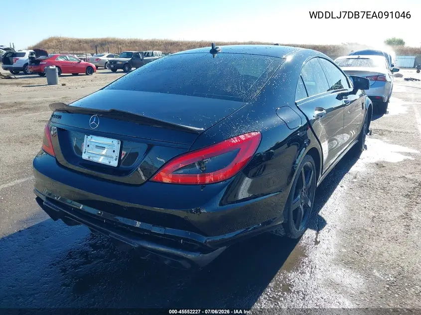 2014 Mercedes-Benz Cls 550 VIN: WDDLJ7DB7EA091046 Lot: 45552227