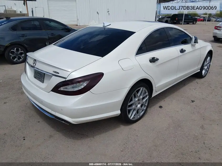 2014 Mercedes-Benz Cls 550 VIN: WDDLJ7DB3EA090069 Lot: 45660174