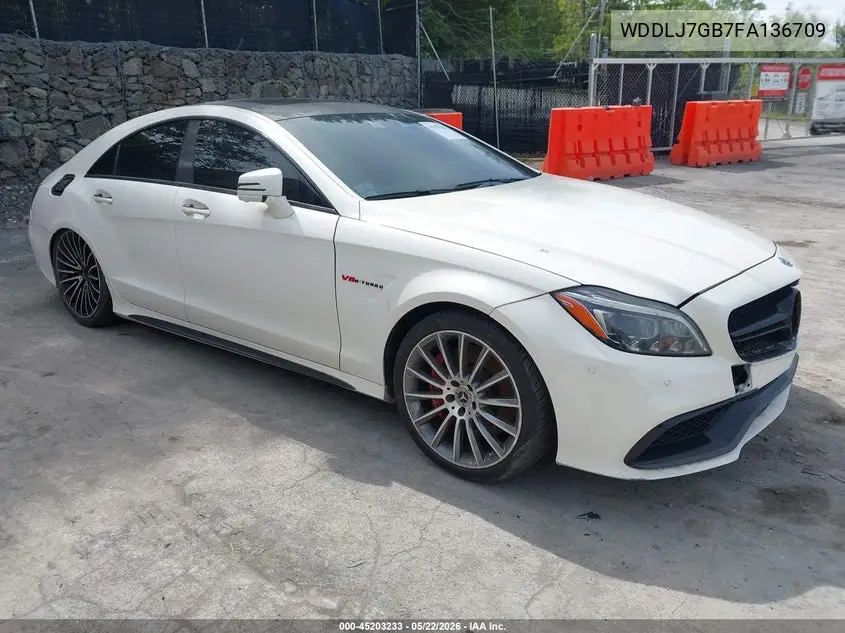 2015 Mercedes-Benz Cls 63 Amg S 4Matic VIN: WDDLJ7GB7FA136709 Lot: 45203233