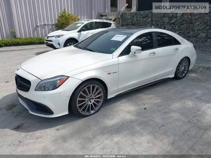2015 Mercedes-Benz Cls 63 Amg S 4Matic VIN: WDDLJ7GB7FA136709 Lot: 45203233