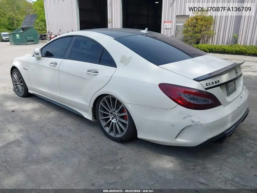 2015 Mercedes-Benz Cls 63 Amg S 4Matic VIN: WDDLJ7GB7FA136709 Lot: 45203233