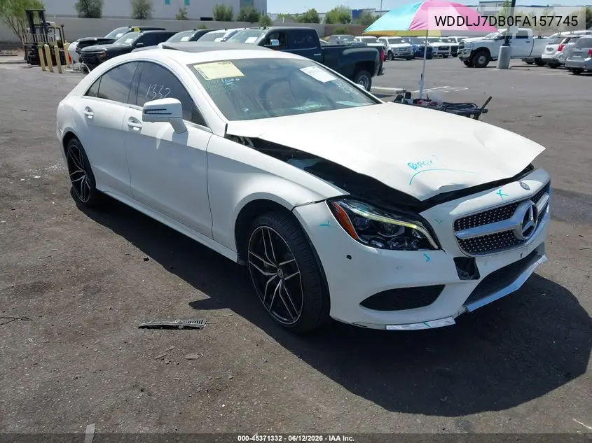 2015 Mercedes-Benz Cls 550 VIN: WDDLJ7DB0FA157745 Lot: 45371332