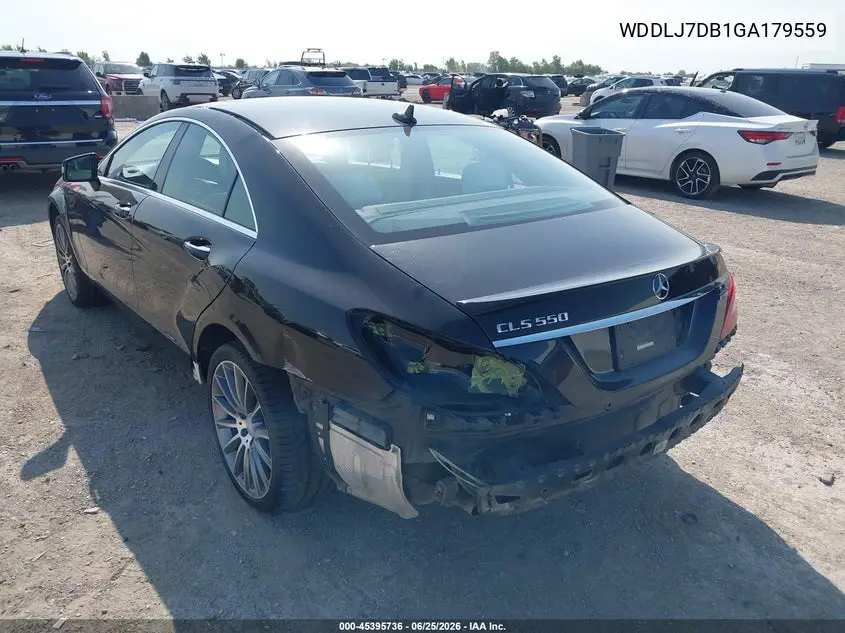 2016 Mercedes-Benz Cls 550 VIN: WDDLJ7DB1GA179559 Lot: 45395736