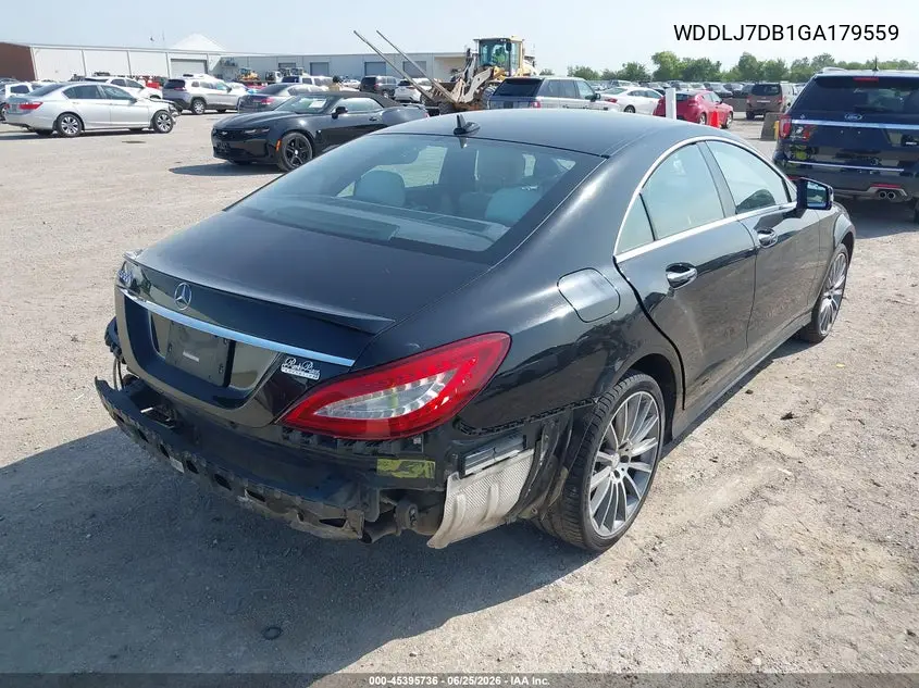 2016 Mercedes-Benz Cls 550 VIN: WDDLJ7DB1GA179559 Lot: 45395736