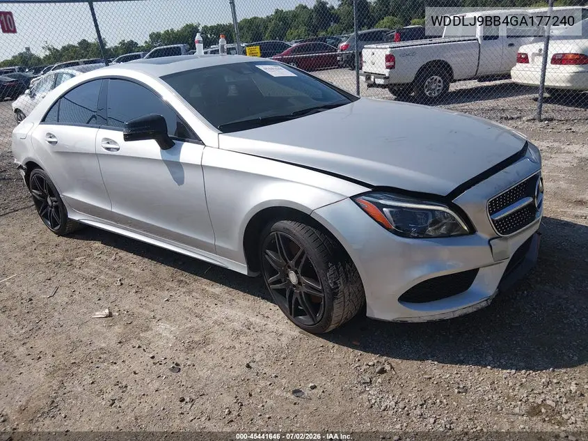 2016 Mercedes-Benz Cls 550 4Matic VIN: WDDLJ9BB4GA177240 Lot: 45441646