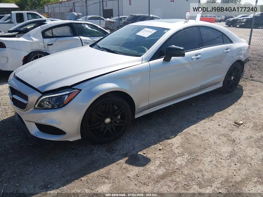 2016 Mercedes-Benz Cls 550 4Matic VIN: WDDLJ9BB4GA177240 Lot: 45441646