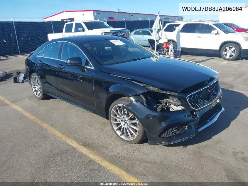 2018 Mercedes-Benz Cls 550 VIN: WDDLJ7DB8JA206084 Lot: 42303090