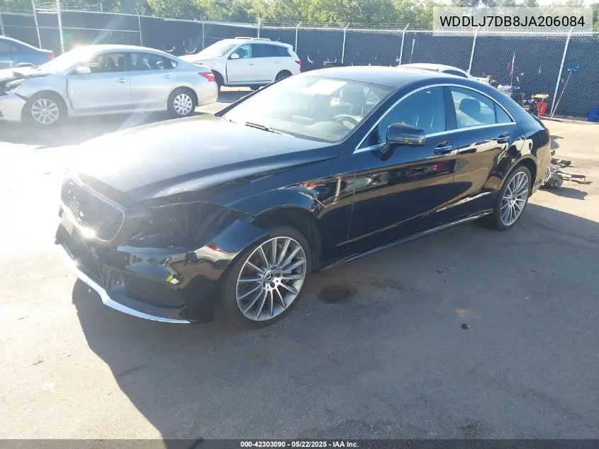 2018 Mercedes-Benz Cls 550 VIN: WDDLJ7DB8JA206084 Lot: 42303090