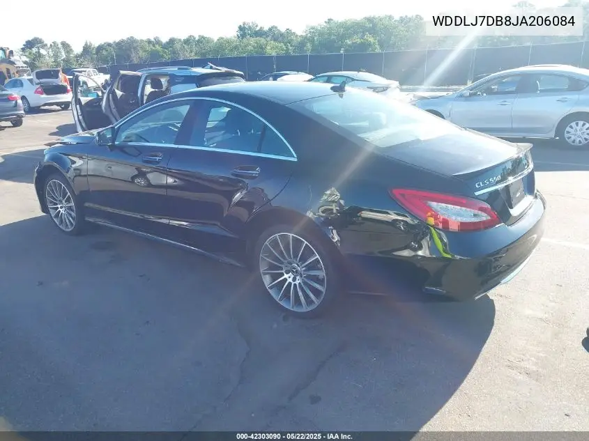 2018 Mercedes-Benz Cls 550 VIN: WDDLJ7DB8JA206084 Lot: 42303090