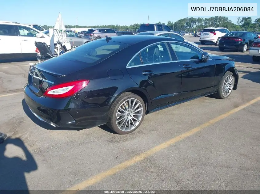 2018 Mercedes-Benz Cls 550 VIN: WDDLJ7DB8JA206084 Lot: 42303090