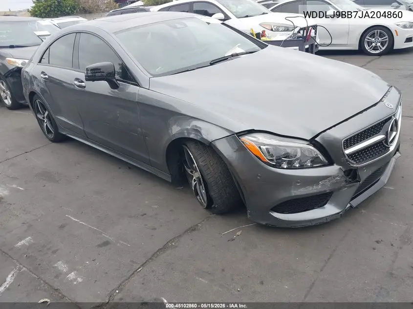 2018 Mercedes-Benz Cls 550 4Matic VIN: WDDLJ9BB7JA204860 Lot: 45102860