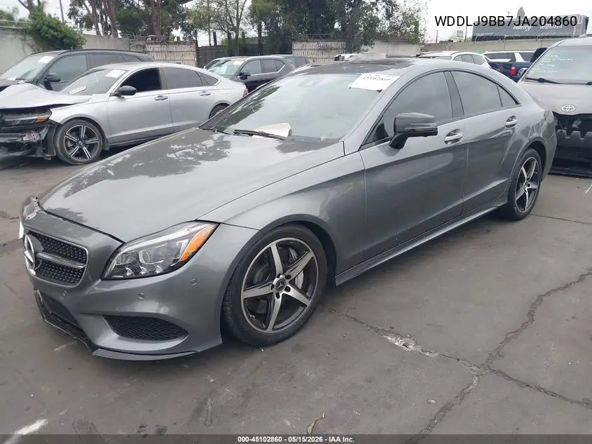 2018 Mercedes-Benz Cls 550 4Matic VIN: WDDLJ9BB7JA204860 Lot: 45102860