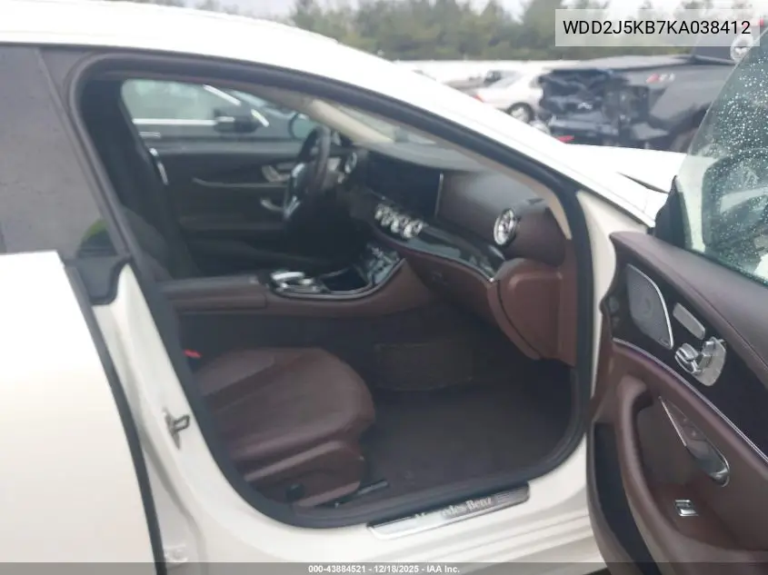 2019 Mercedes-Benz Cls 450 4Matic VIN: WDD2J5KB7KA038412 Lot: 43884521