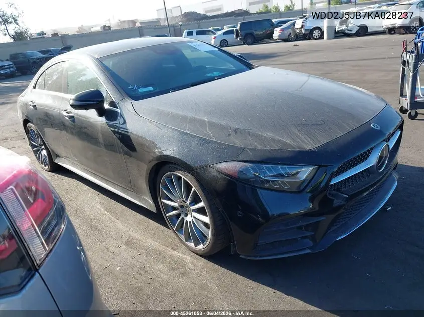 2019 Mercedes-Benz Cls 450 VIN: WDD2J5JB7KA028237 Lot: 45261053