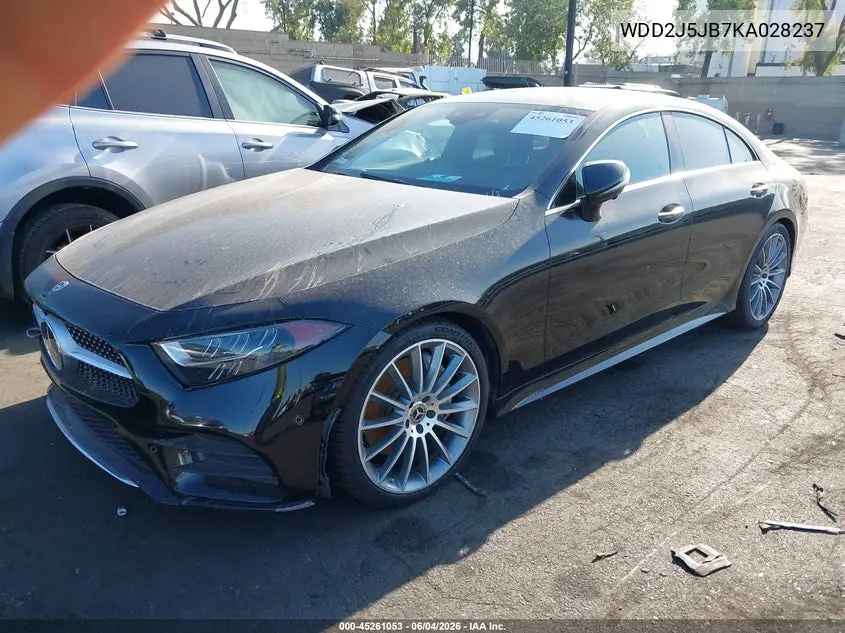 2019 Mercedes-Benz Cls 450 VIN: WDD2J5JB7KA028237 Lot: 45261053