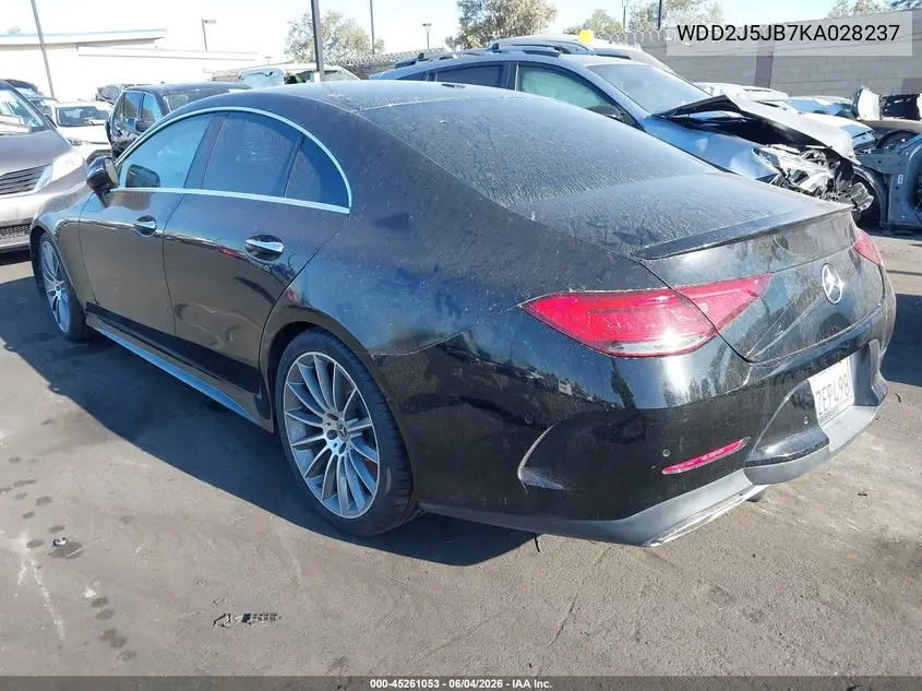 2019 Mercedes-Benz Cls 450 VIN: WDD2J5JB7KA028237 Lot: 45261053