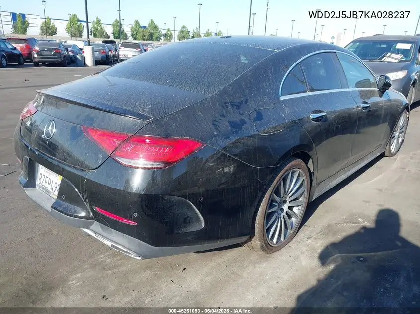 2019 Mercedes-Benz Cls 450 VIN: WDD2J5JB7KA028237 Lot: 45261053