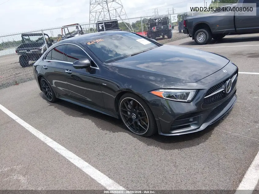 2019 Mercedes-Benz Cls 450 VIN: WDD2J5JB4KA008060 Lot: 45268433